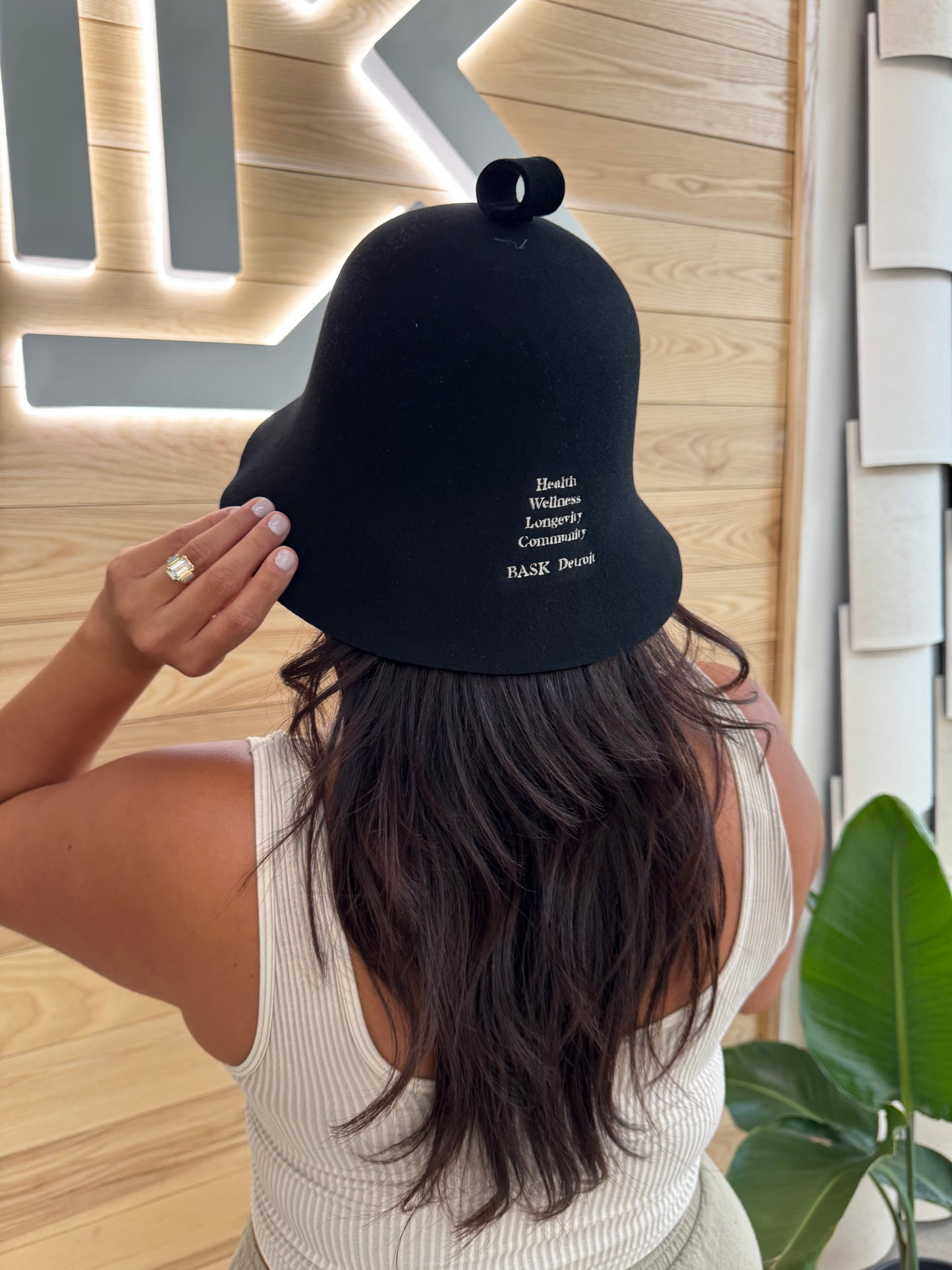 BASK Sauna Cap - Black